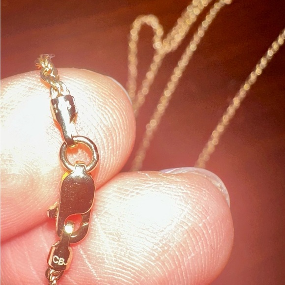 10K Solid real gold rope chain necklace diamond cut 20 inch unisex - Picture 5 of 7